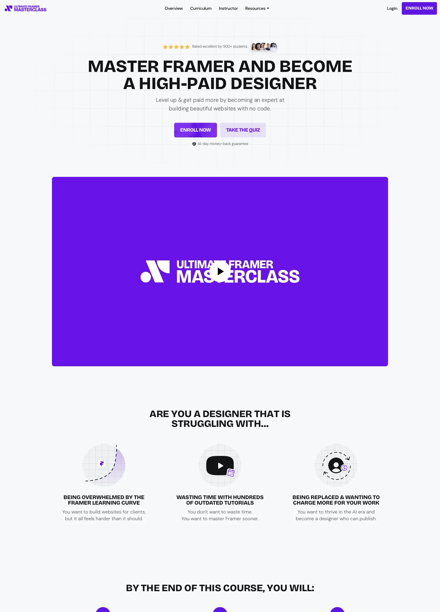 Ryan Hayward — Ultimate Framer Masterclass — captured interface