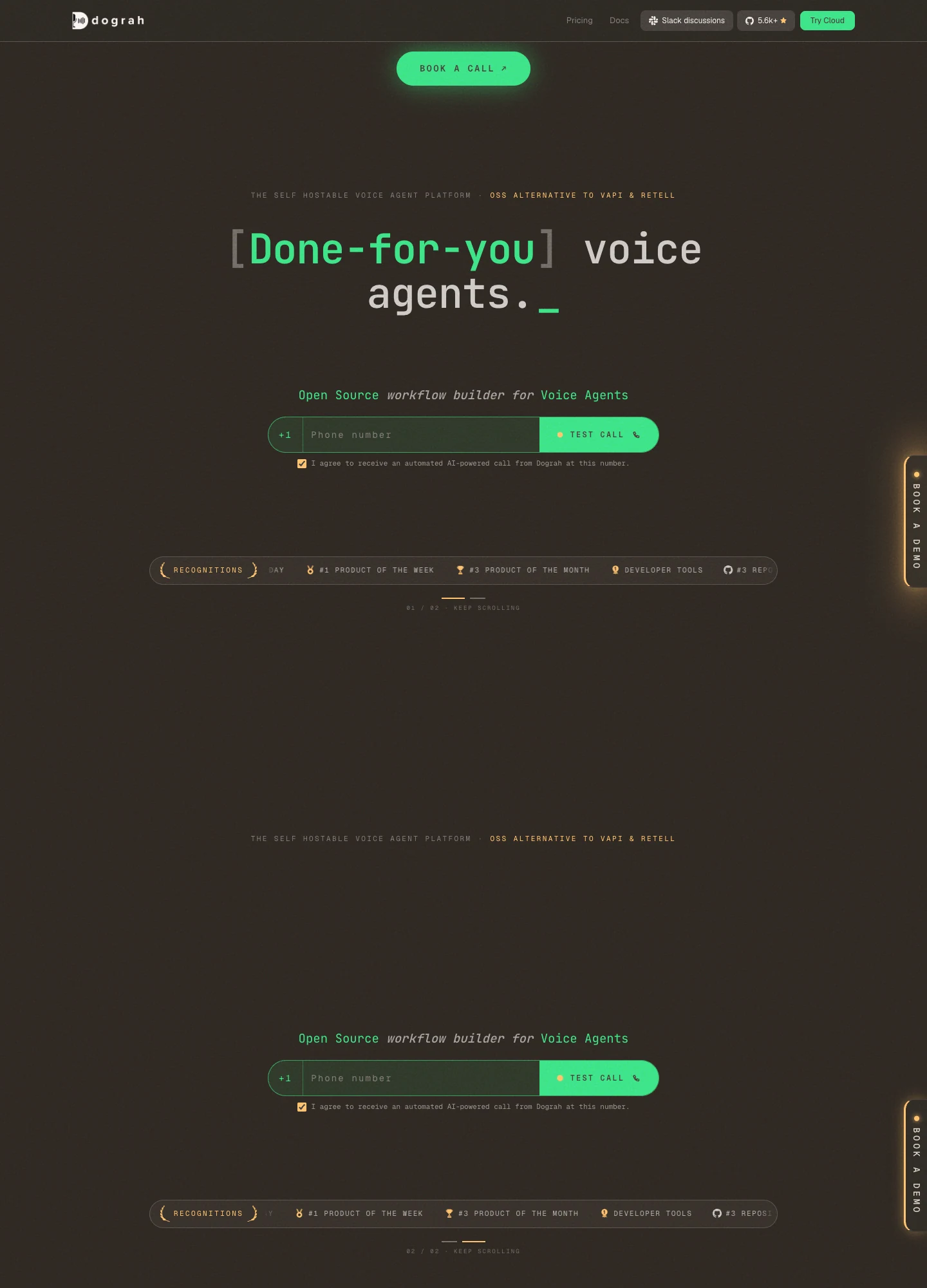 Dograh — captured interface