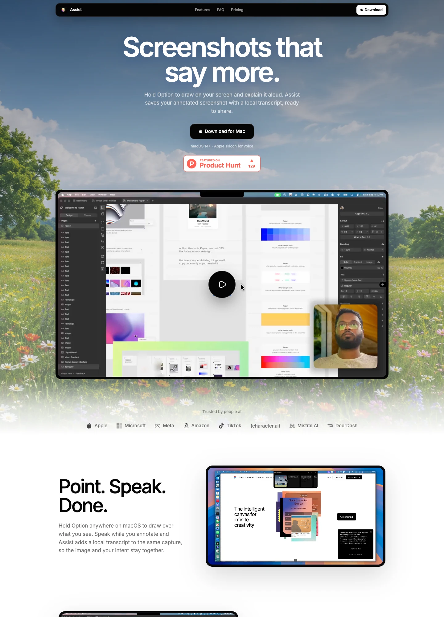 Assist — captured interface