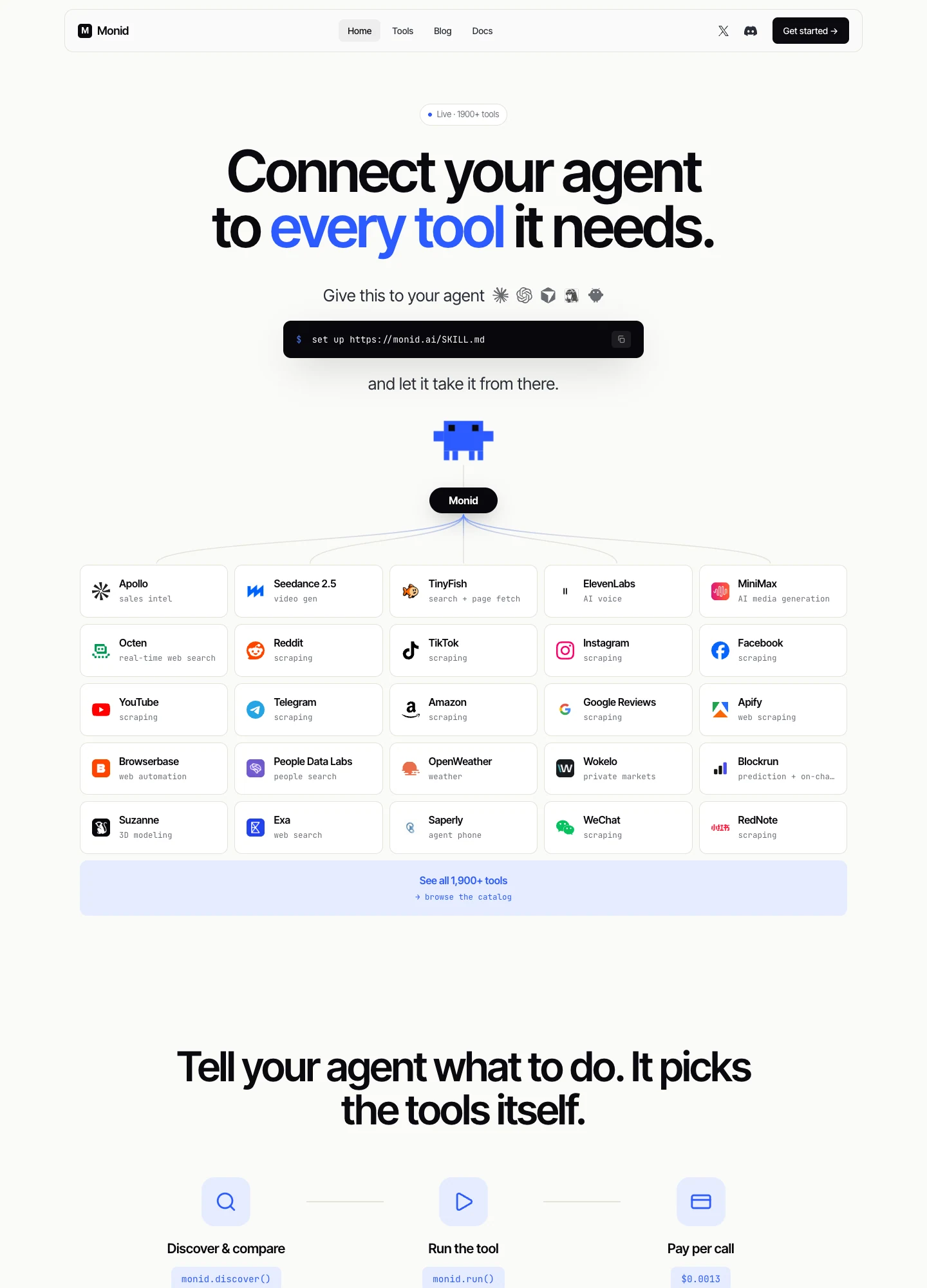 Monid — captured interface