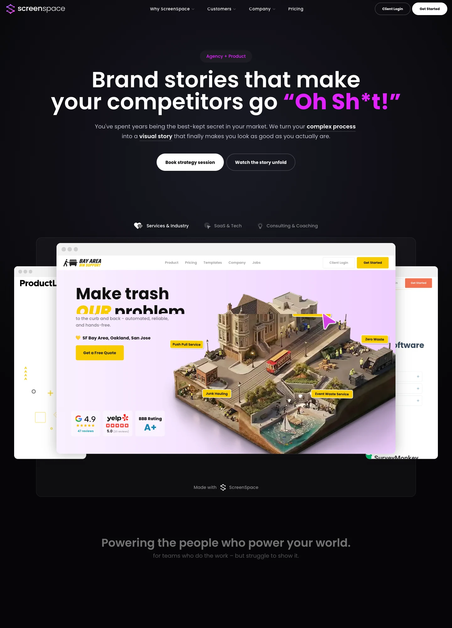 ScreenSpace — captured interface