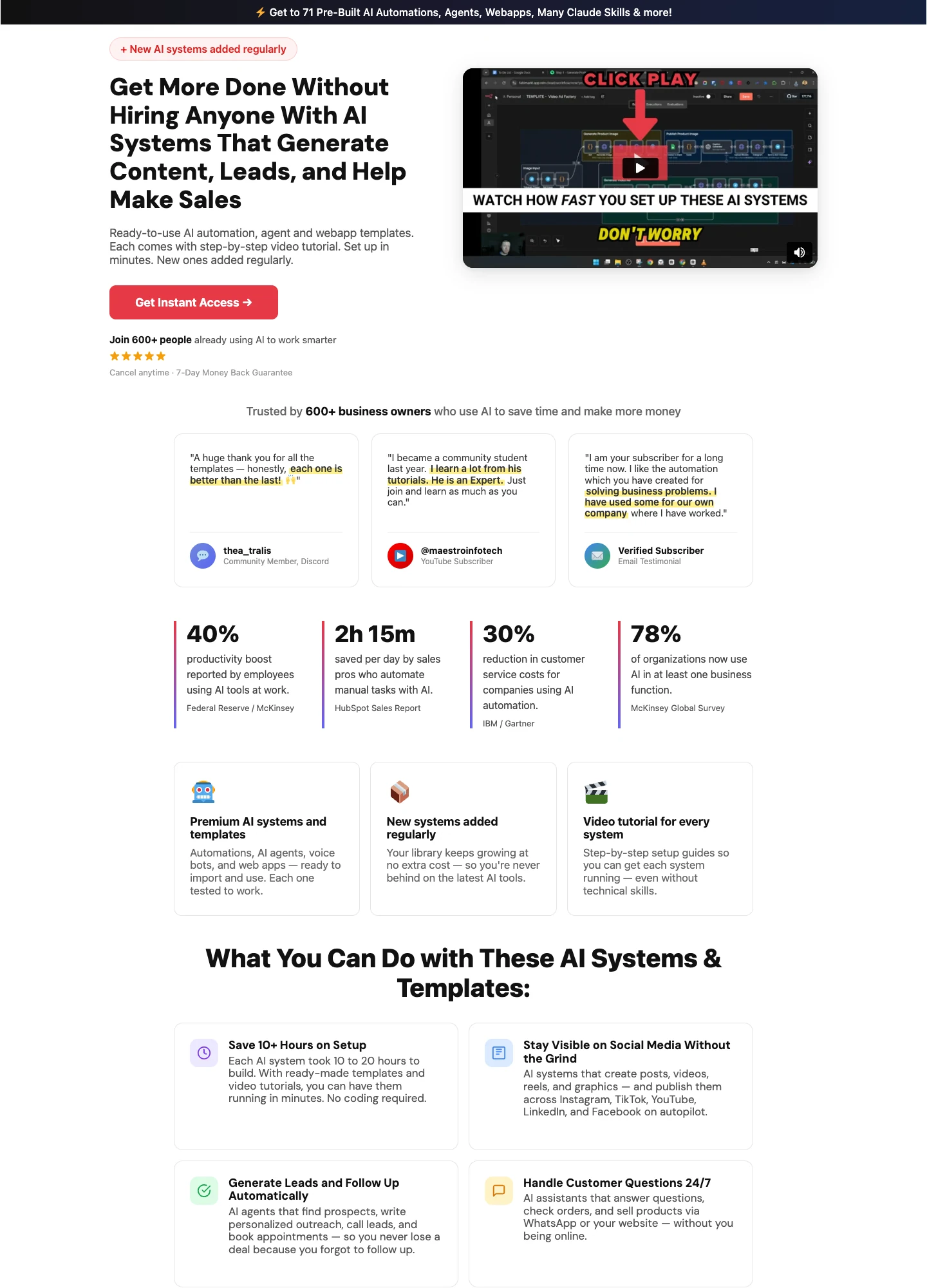 Fabian Markl — AI Systems Library — captured interface