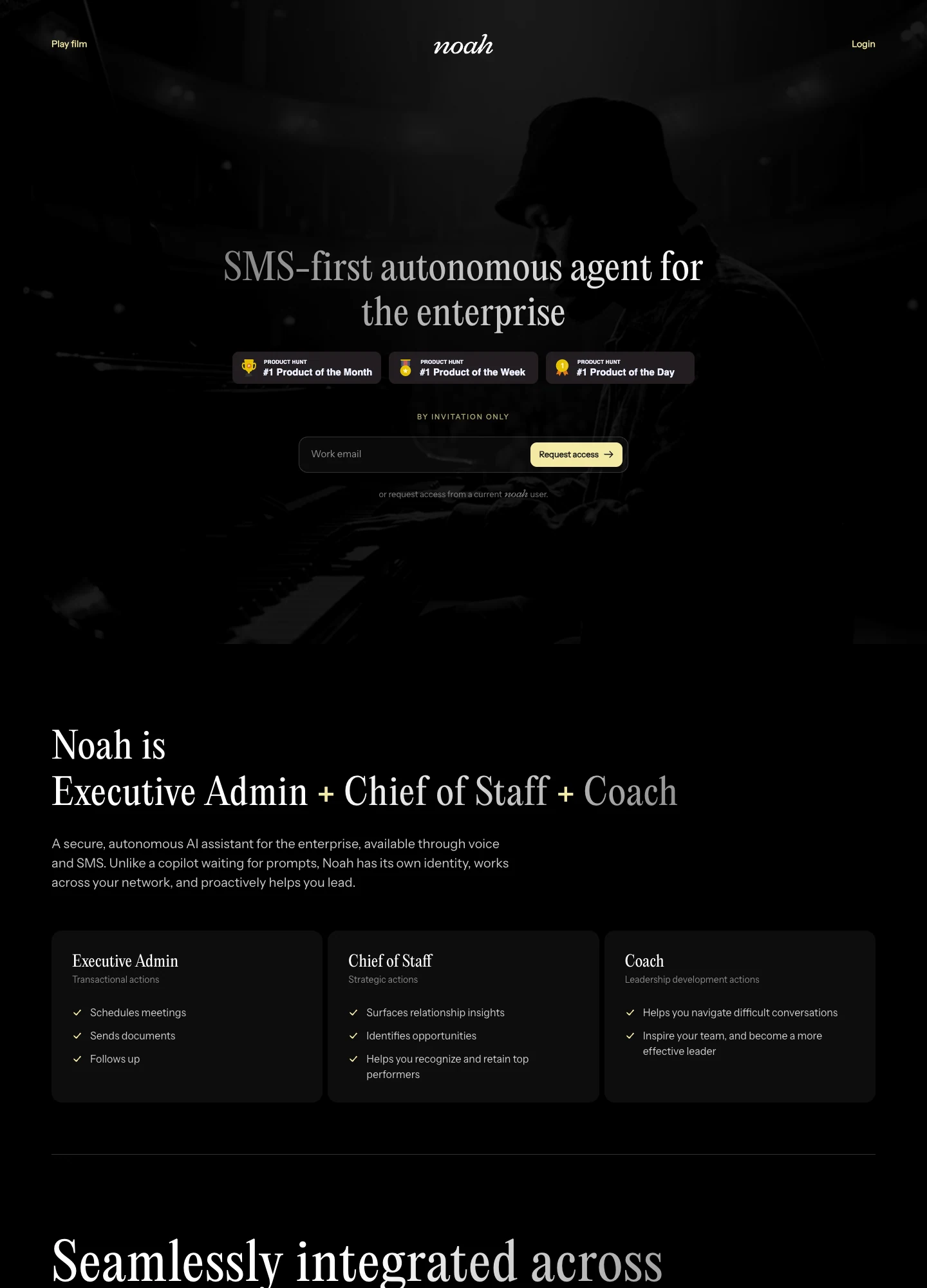 Hey Noah — captured interface