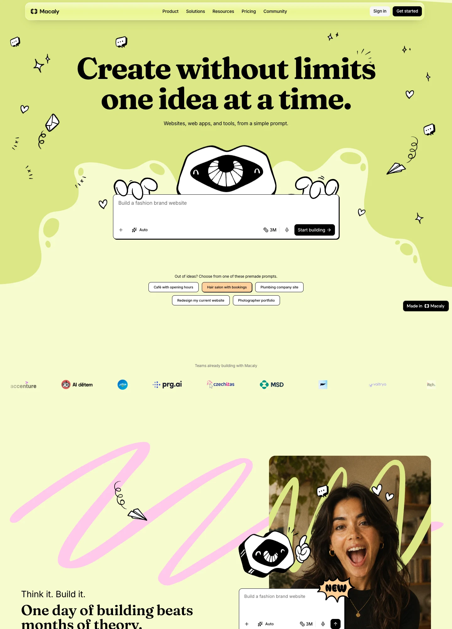 Macaly — captured interface