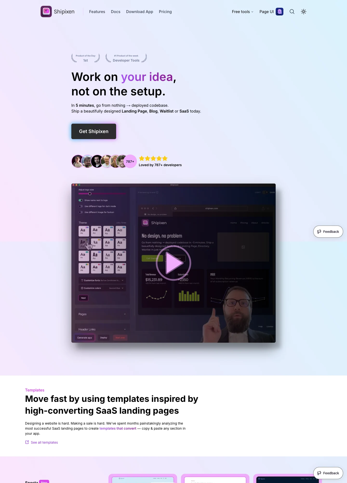 Shipixen — captured interface