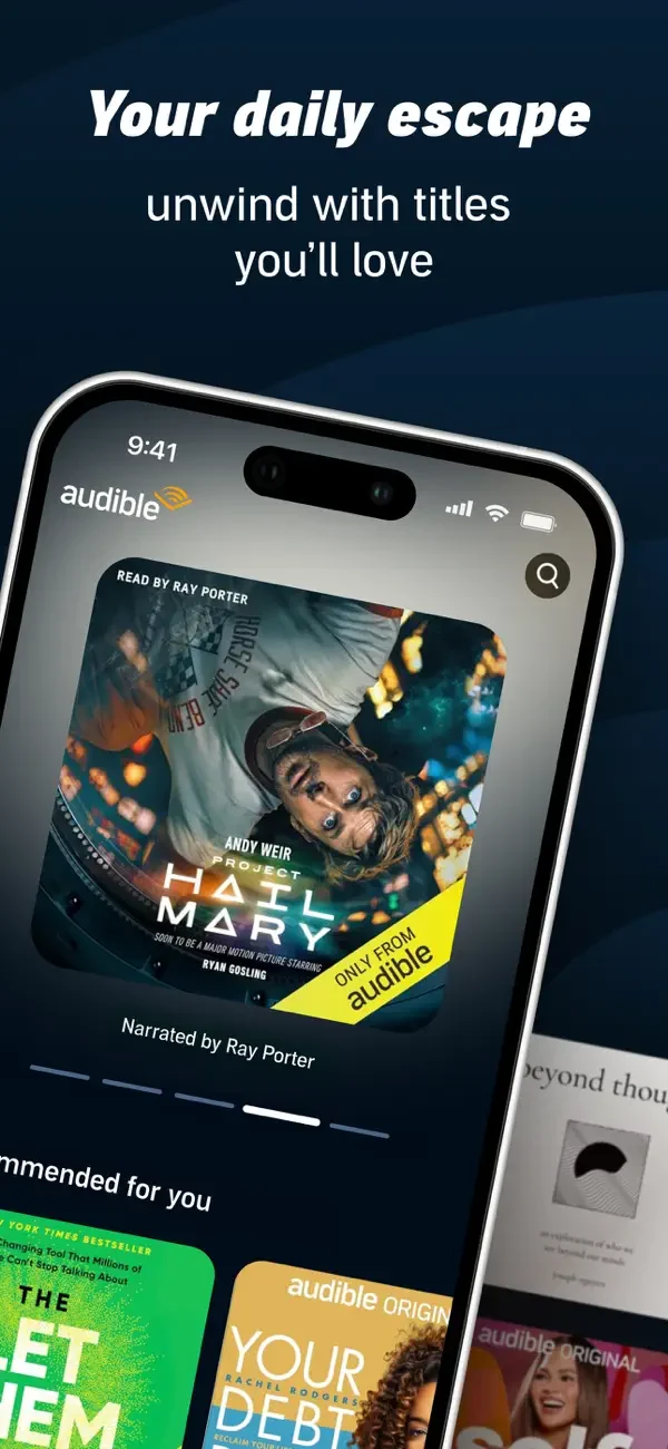 Audible — Audiobook discovery