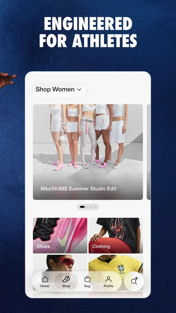 Shopping categories