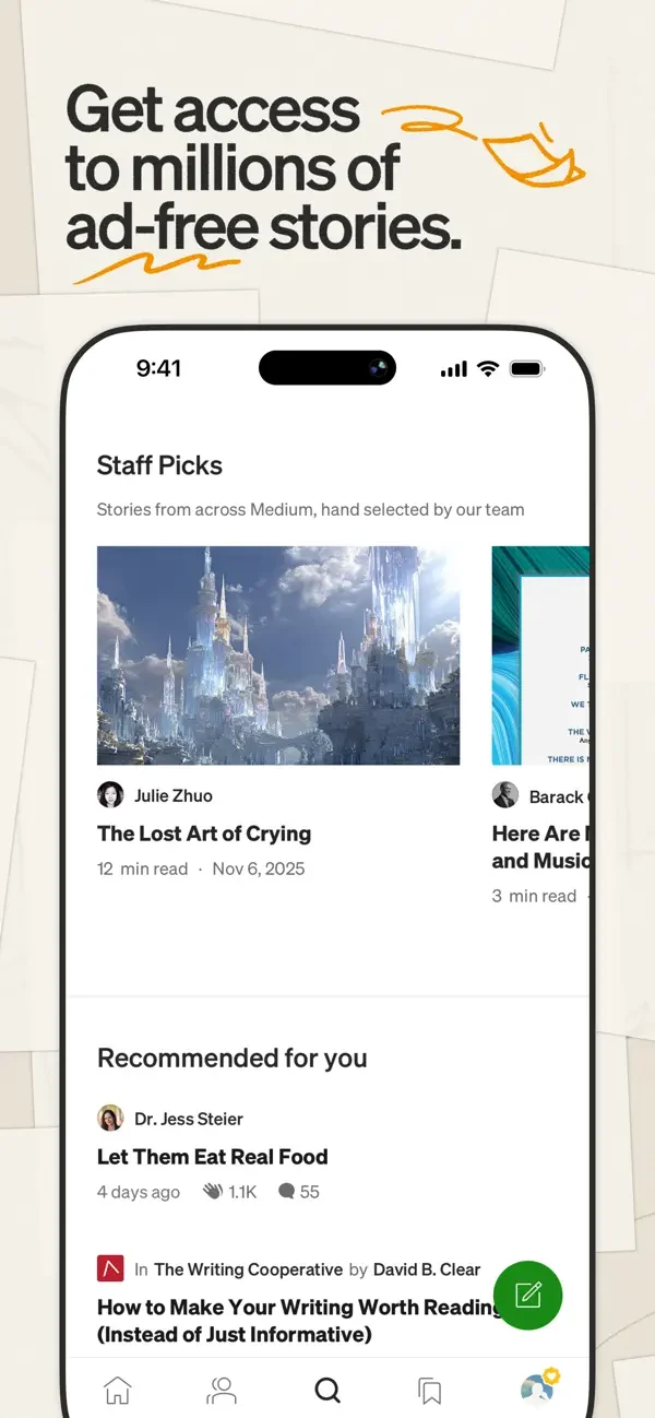 Medium — Story discovery