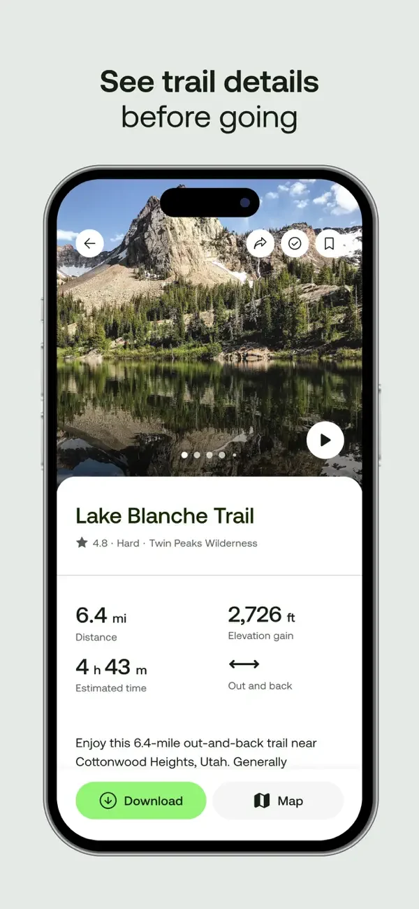 Trail detail
