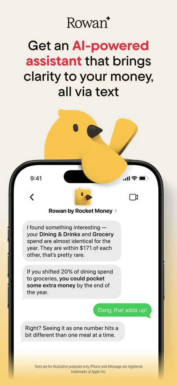 Rocket Money — Assistant conversation