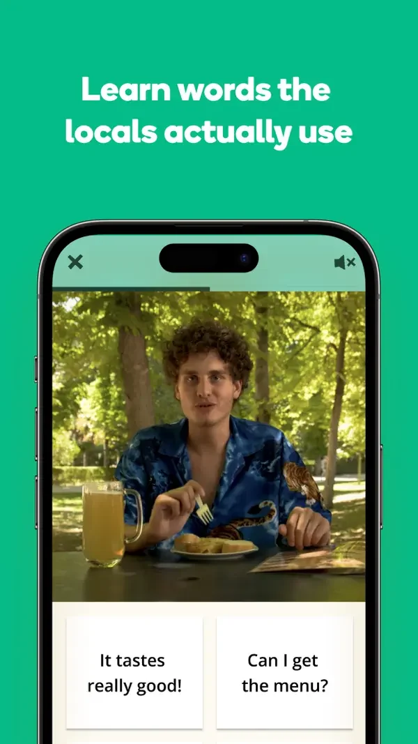 Memrise — Video vocabulary exercise