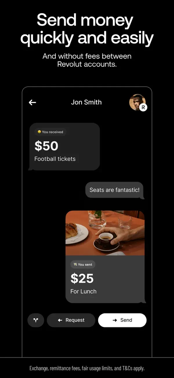 Revolut — Payment conversation