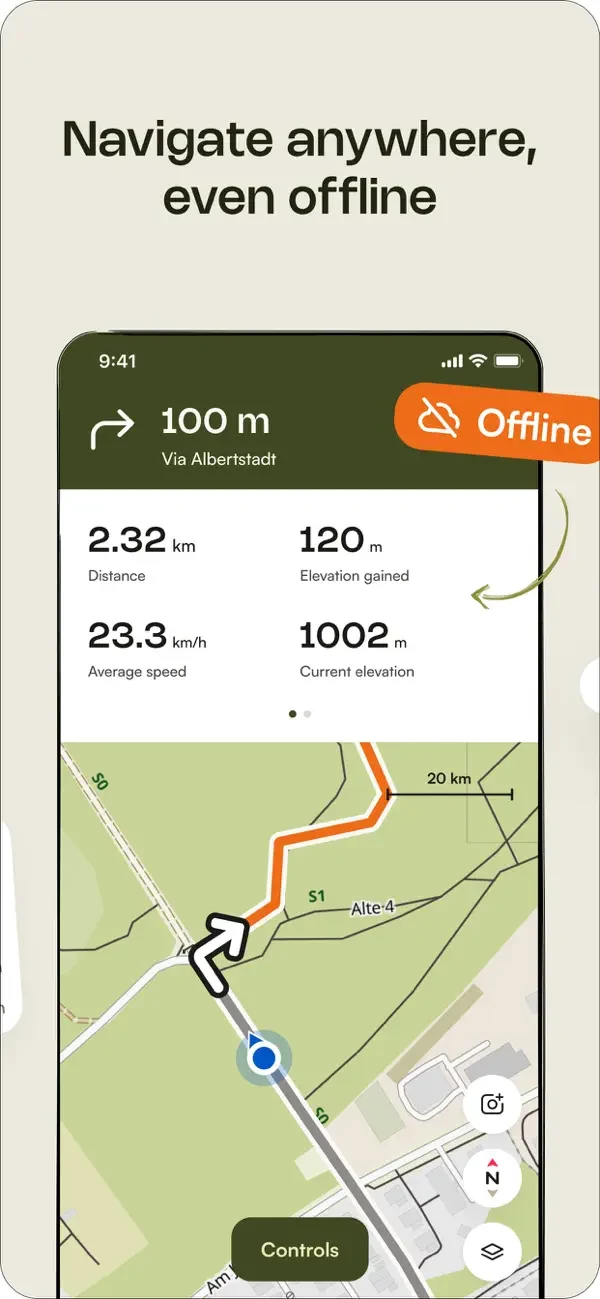 Komoot — Route navigation