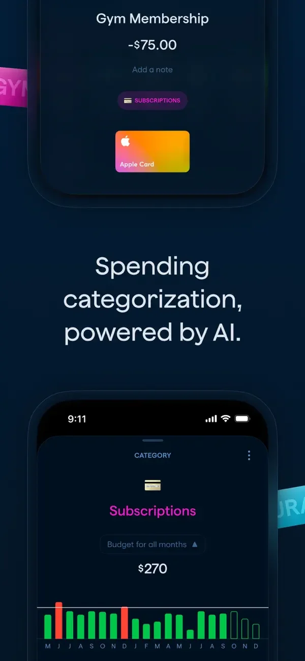 Transaction category detail
