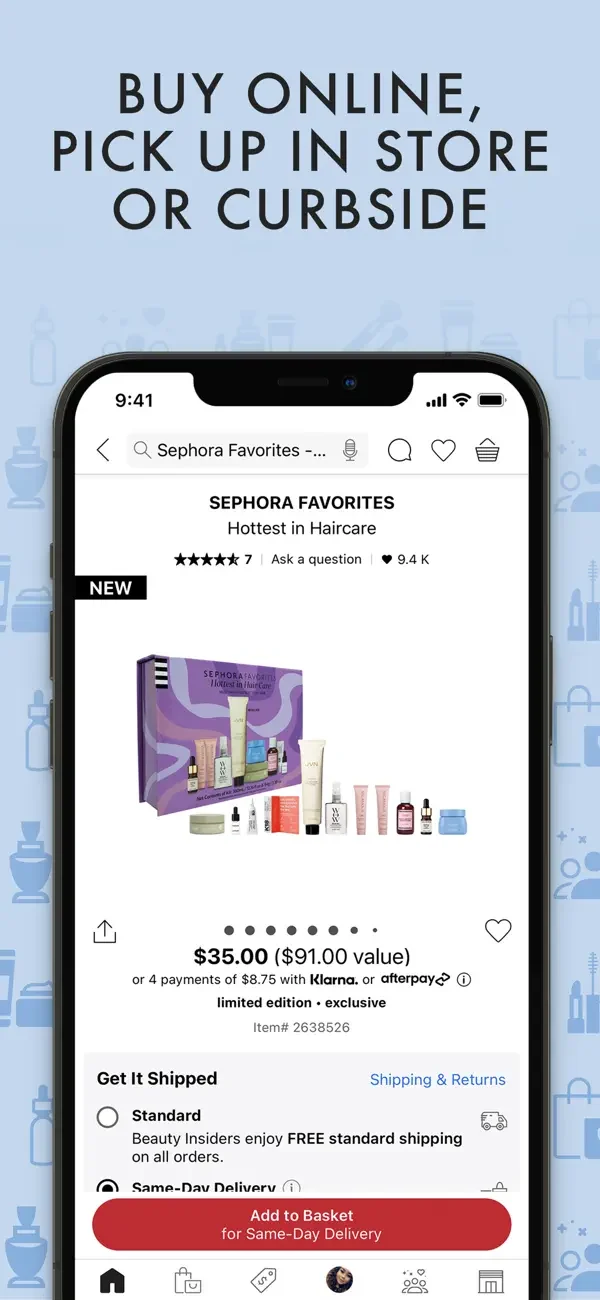 Product and delivery options