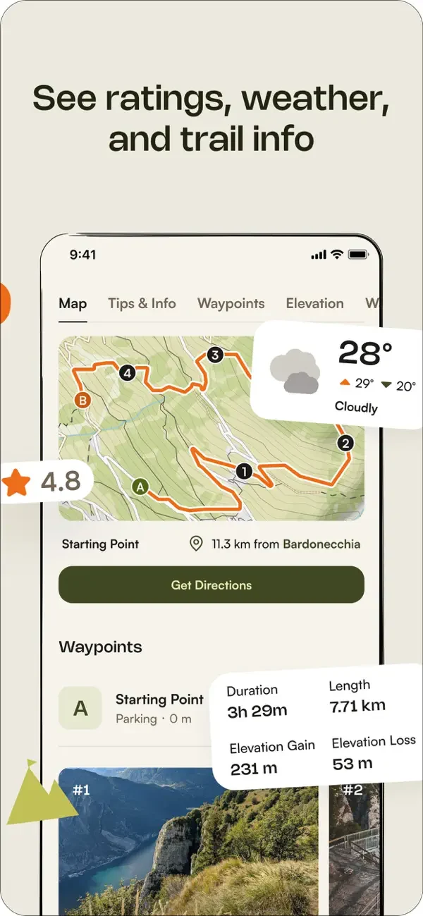 Komoot — Route information