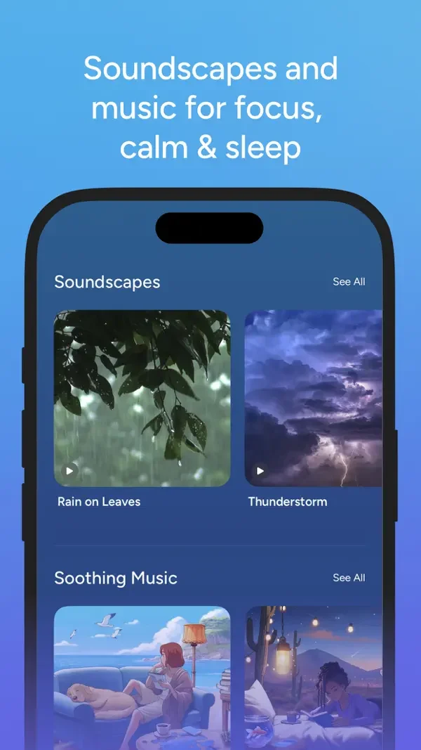 Calm — Soundscape browsing