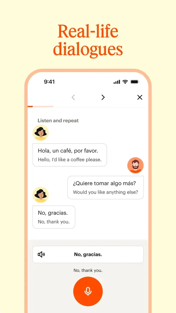 Dialogue practice