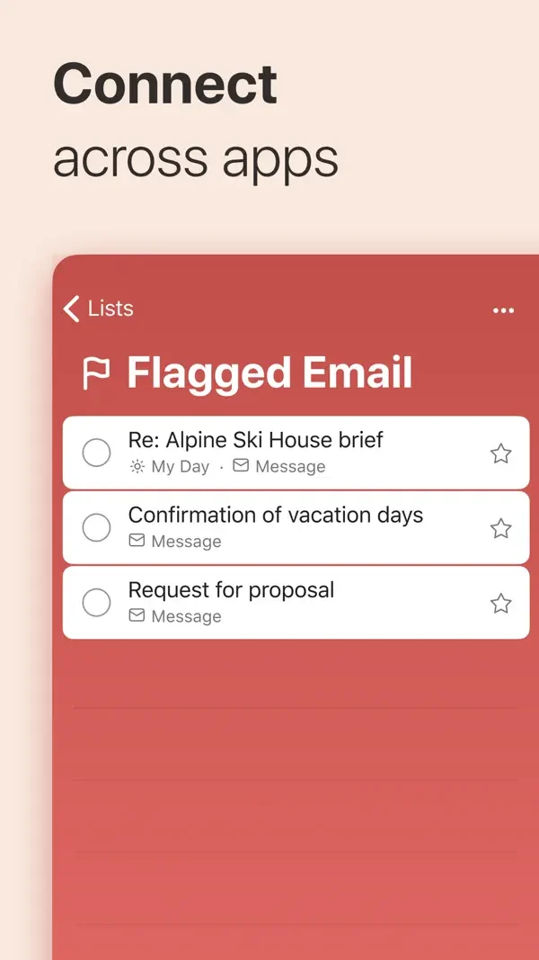 Microsoft To Do — Flagged email tasks