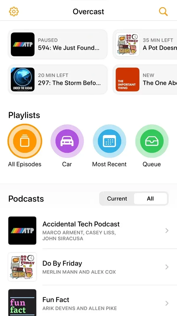 Overcast preview