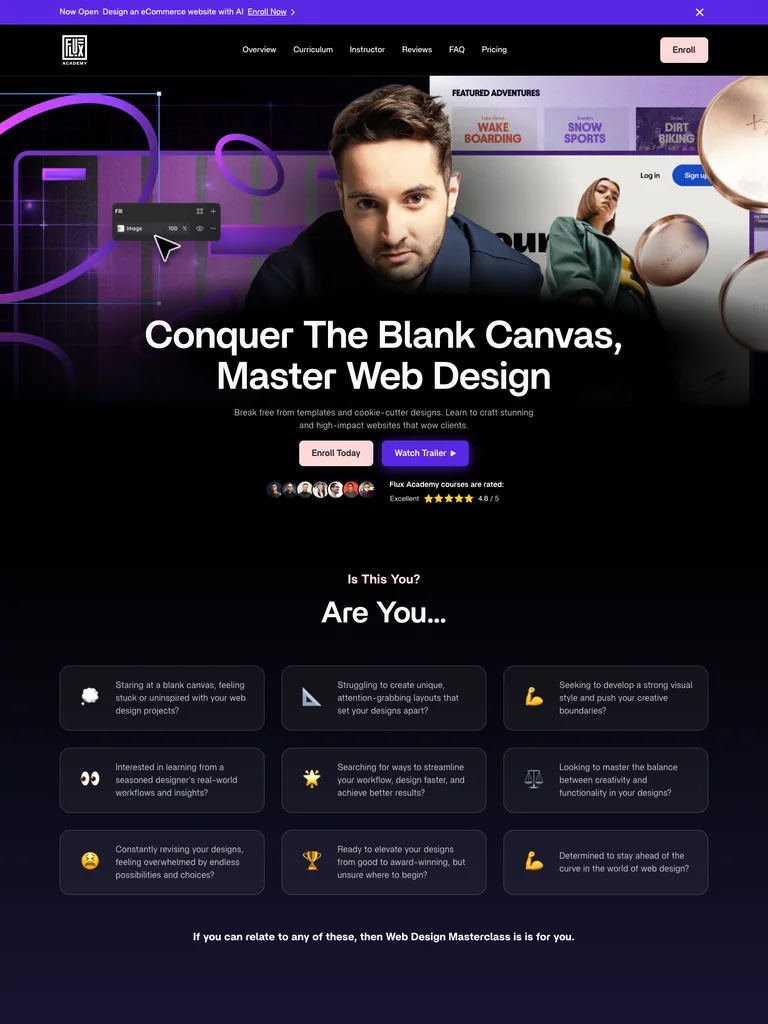 Flux Academy — Web Design Masterclass preview