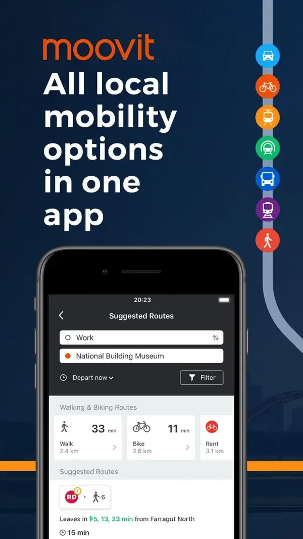 Moovit preview