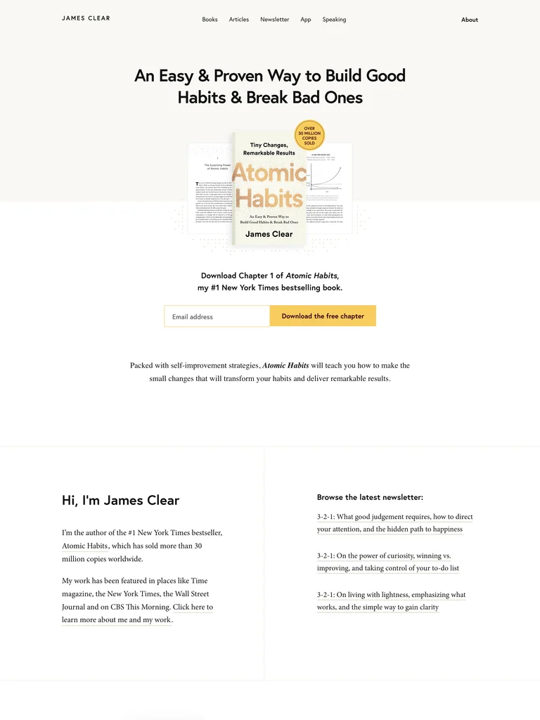 James Clear preview