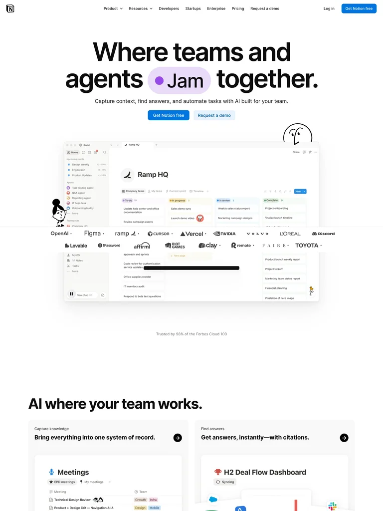 Notion — Highlighted-Serif Workspace preview