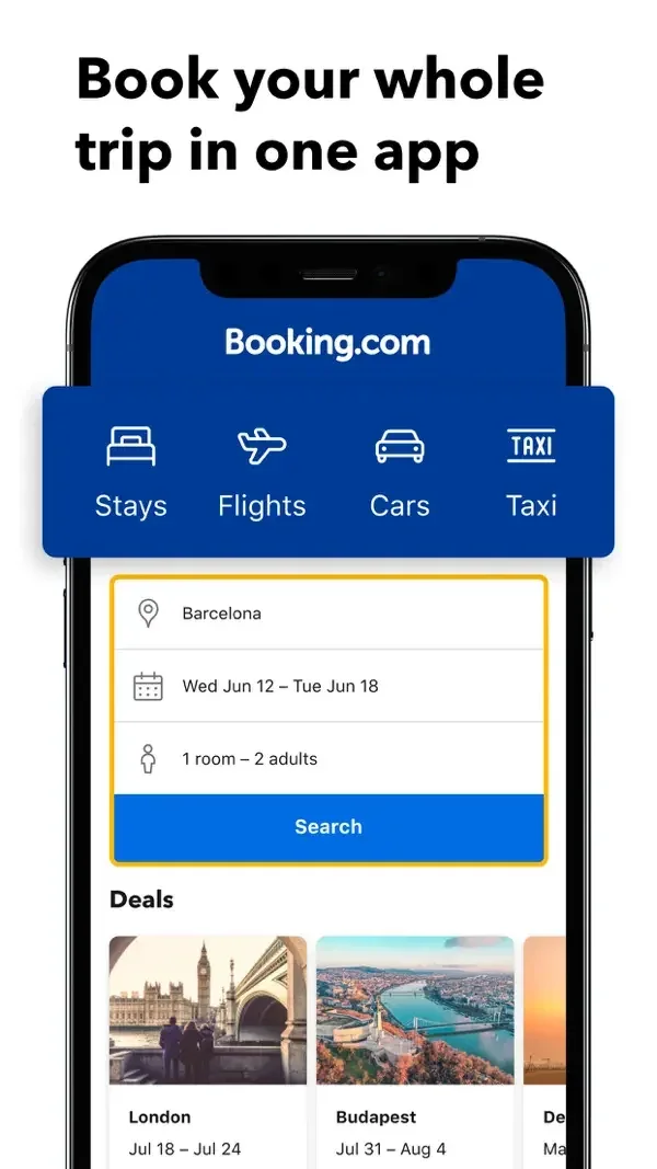 Booking.com preview