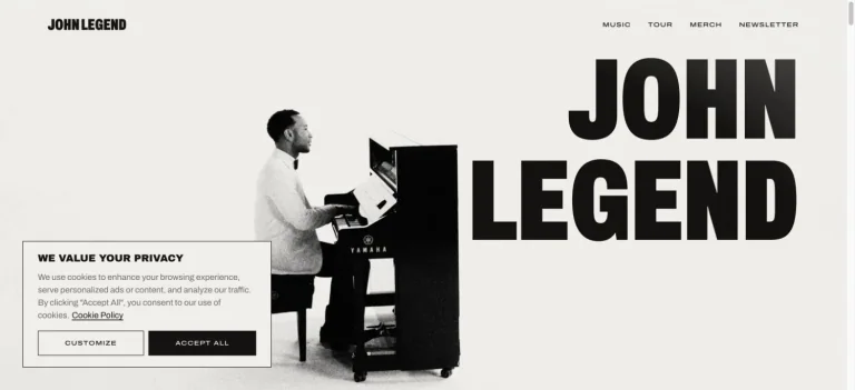 John Legend — captured design reference