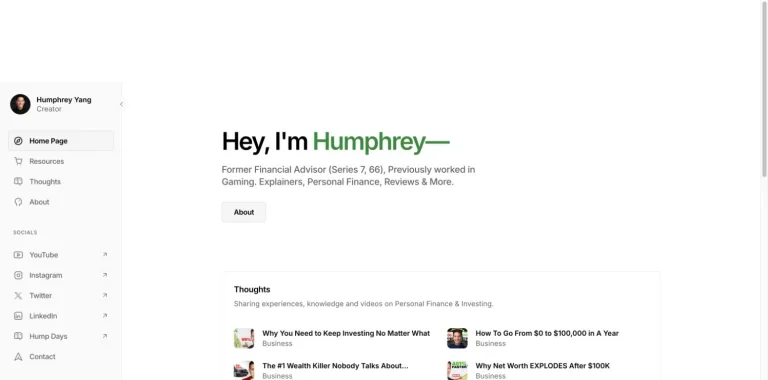 Humphrey Yang preview