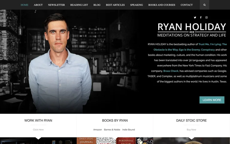 Ryan Holiday preview