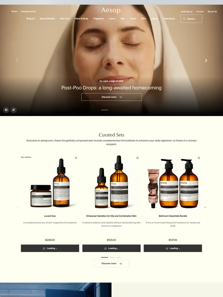Aesop — Editorial Luxury preview