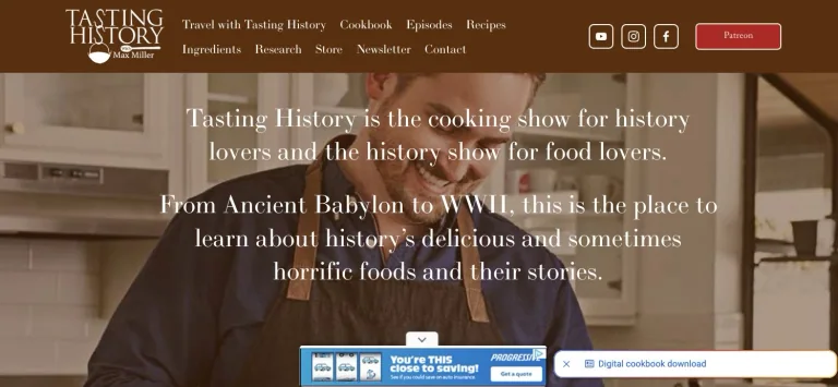 Max Miller — Tasting History preview