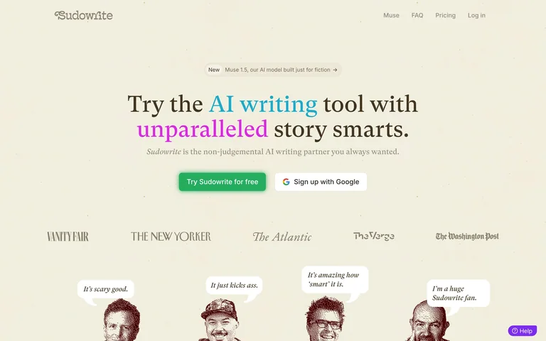 Sudowrite preview
