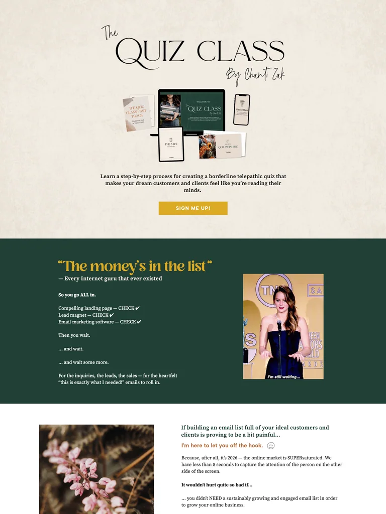 Chanti Zak — The Quiz Class preview