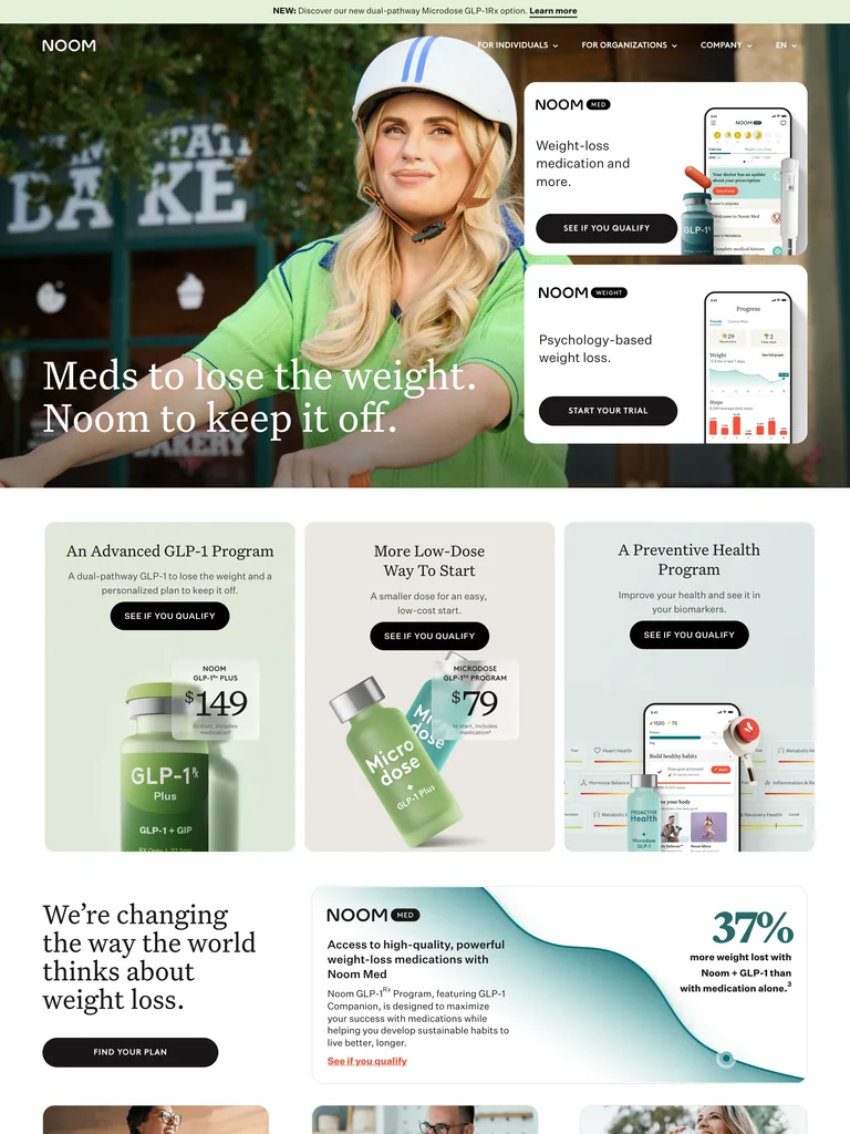 Noom — Onboarding Quiz Funnel preview