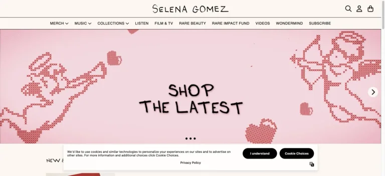 Selena Gomez — Official store preview