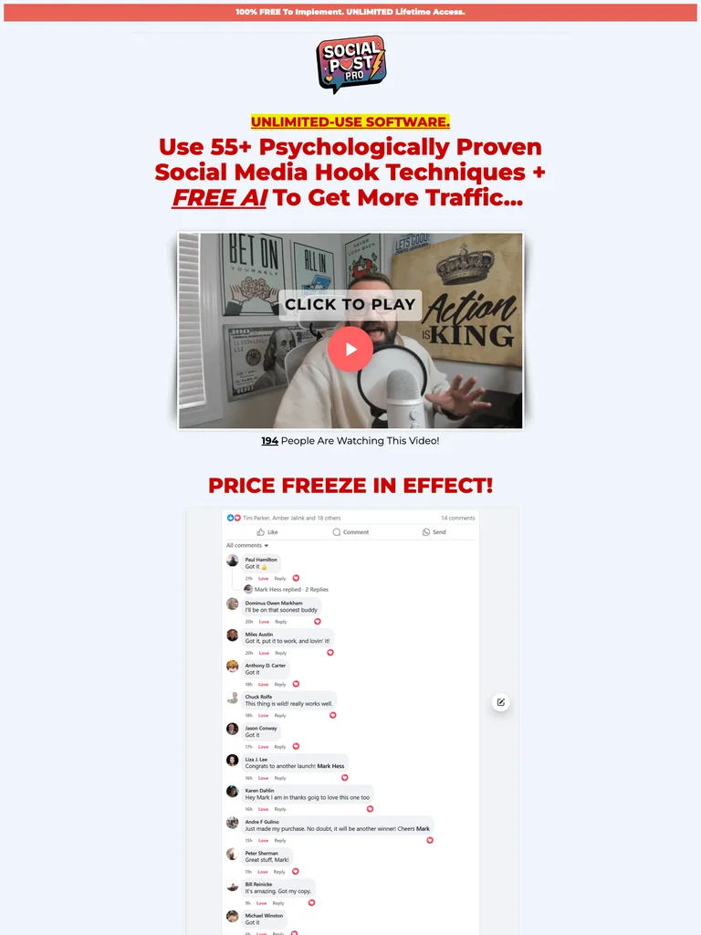 Mark Hess — Social Post Pro preview