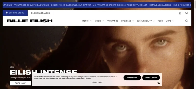 Billie Eilish — Official store preview