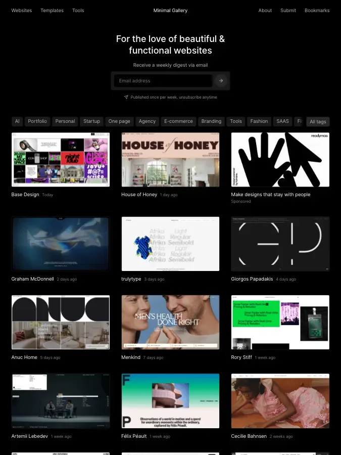 Minimal Gallery preview