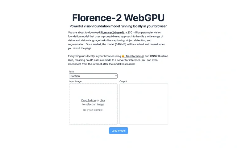 Florence-2 — Vision task demo preview