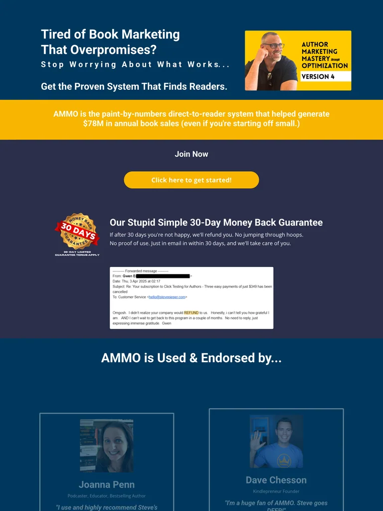 Steve Pieper — Author Marketing Mastery preview