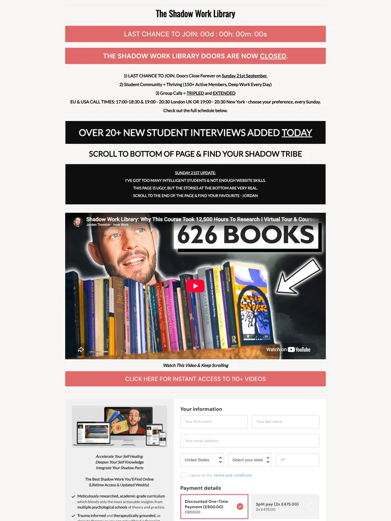 Jordan Thornton — Shadow Work Library preview