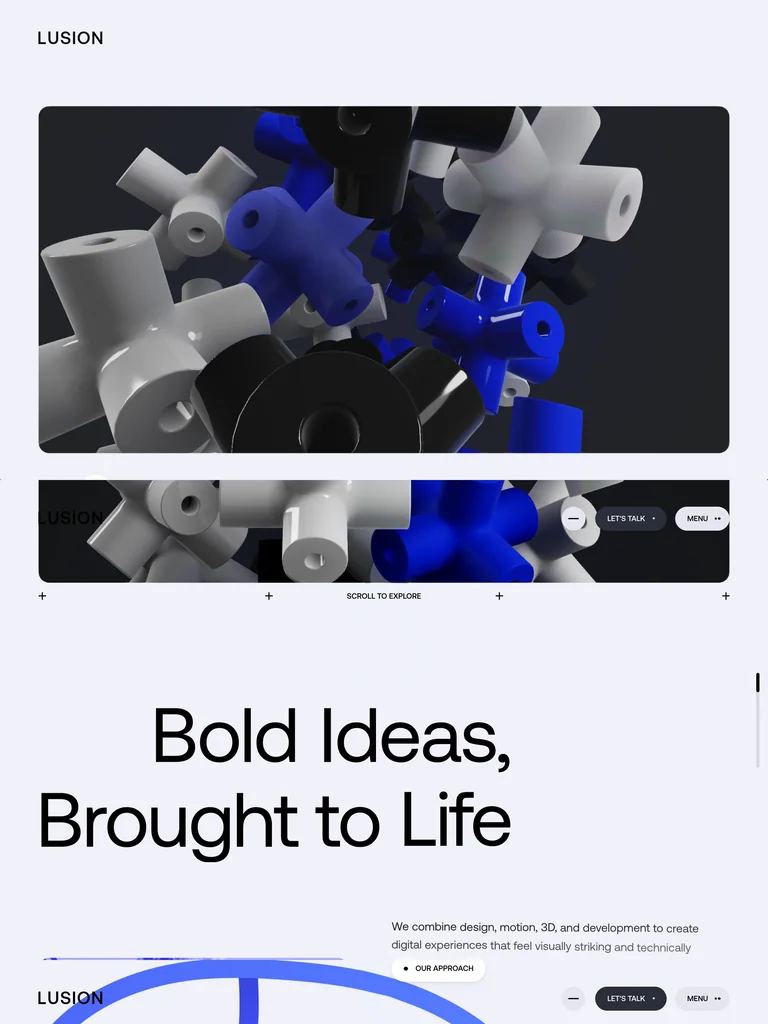 Lusion — WebGL Studio preview