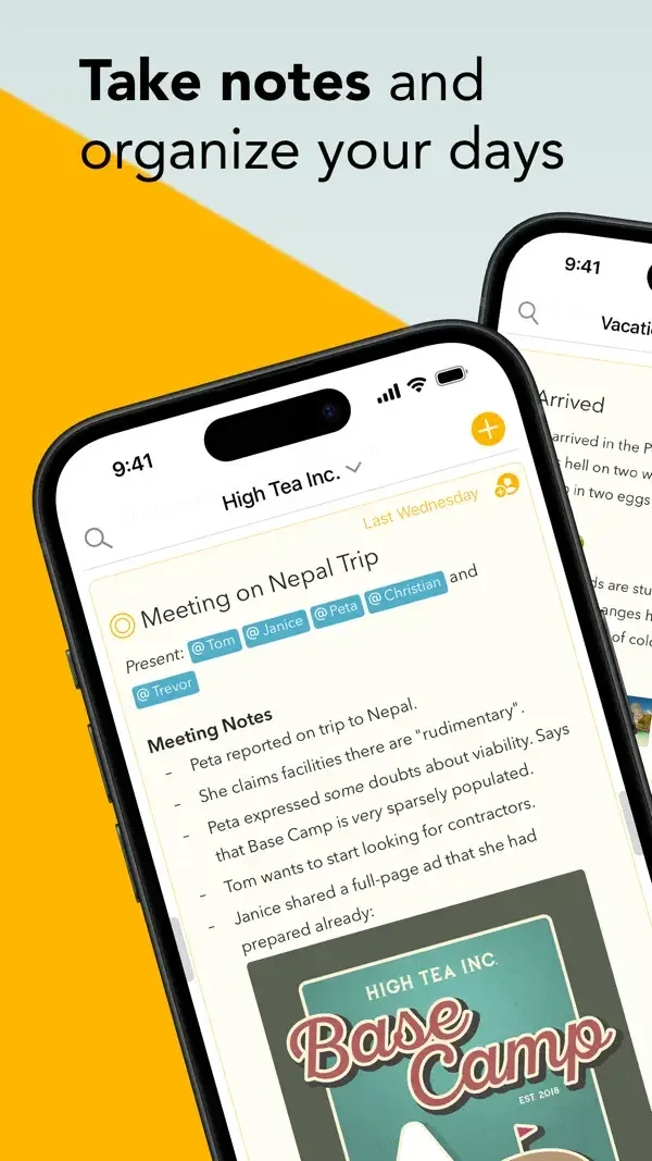 Agenda preview