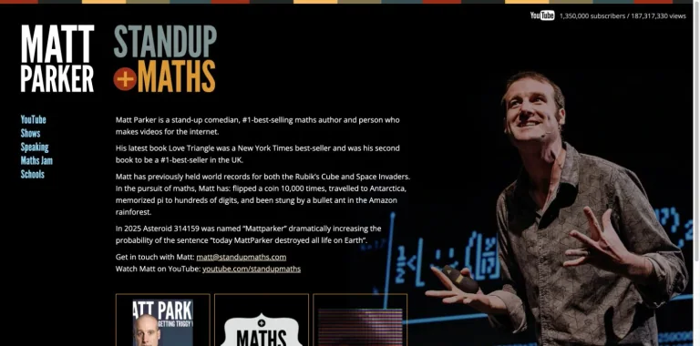 Matt Parker — Stand-up Maths preview