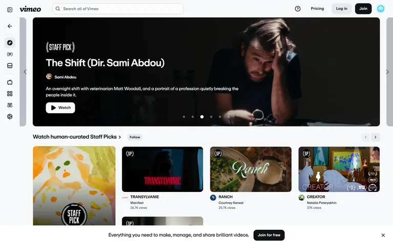 Vimeo — Watch preview