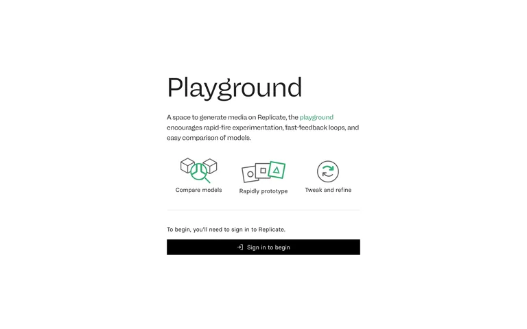 Replicate — Playground introduction preview
