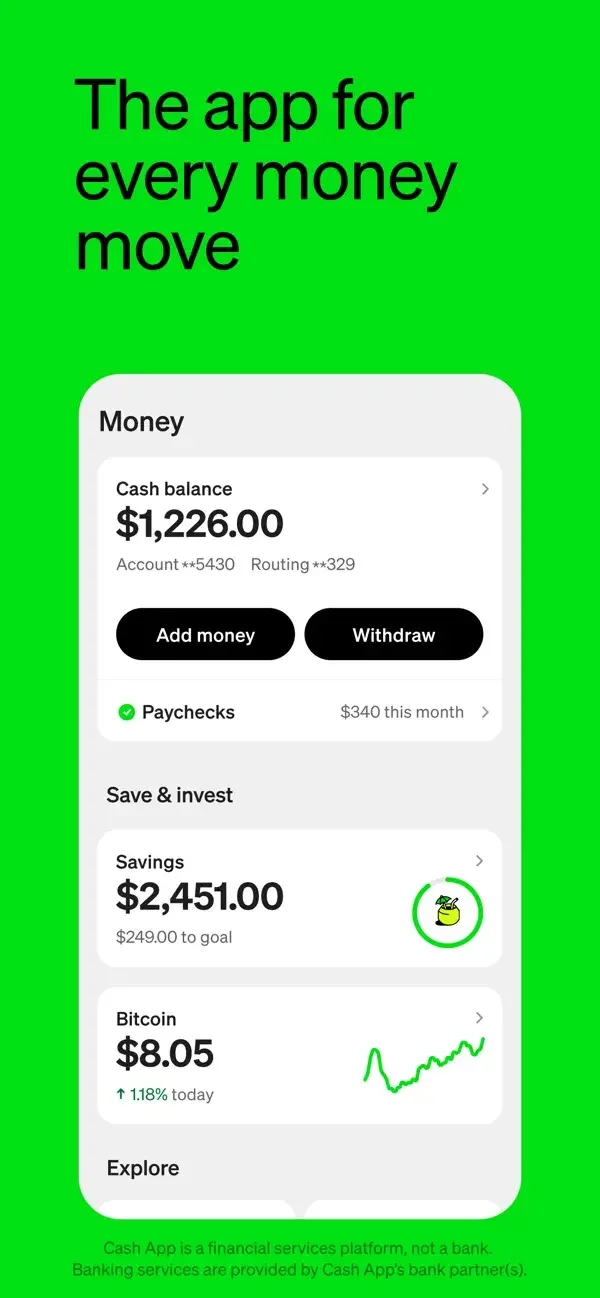 Cash App preview